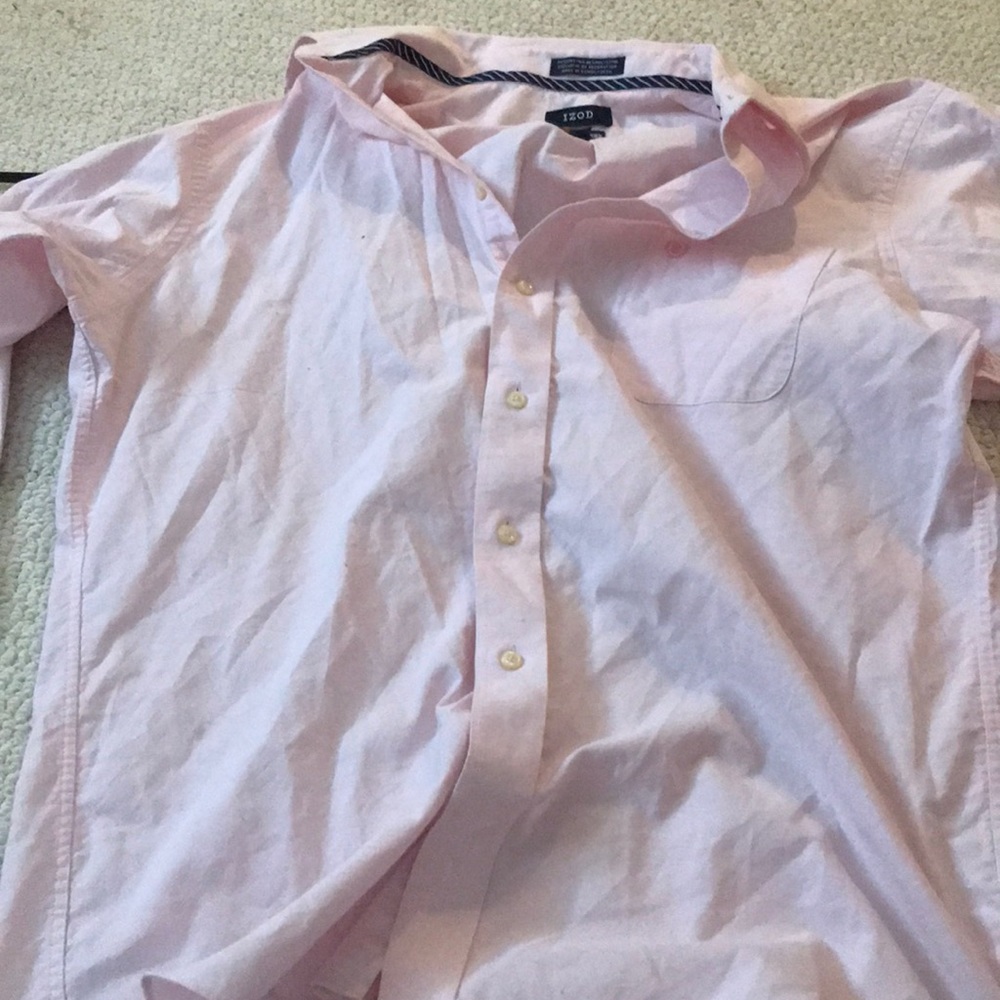 Pink button down